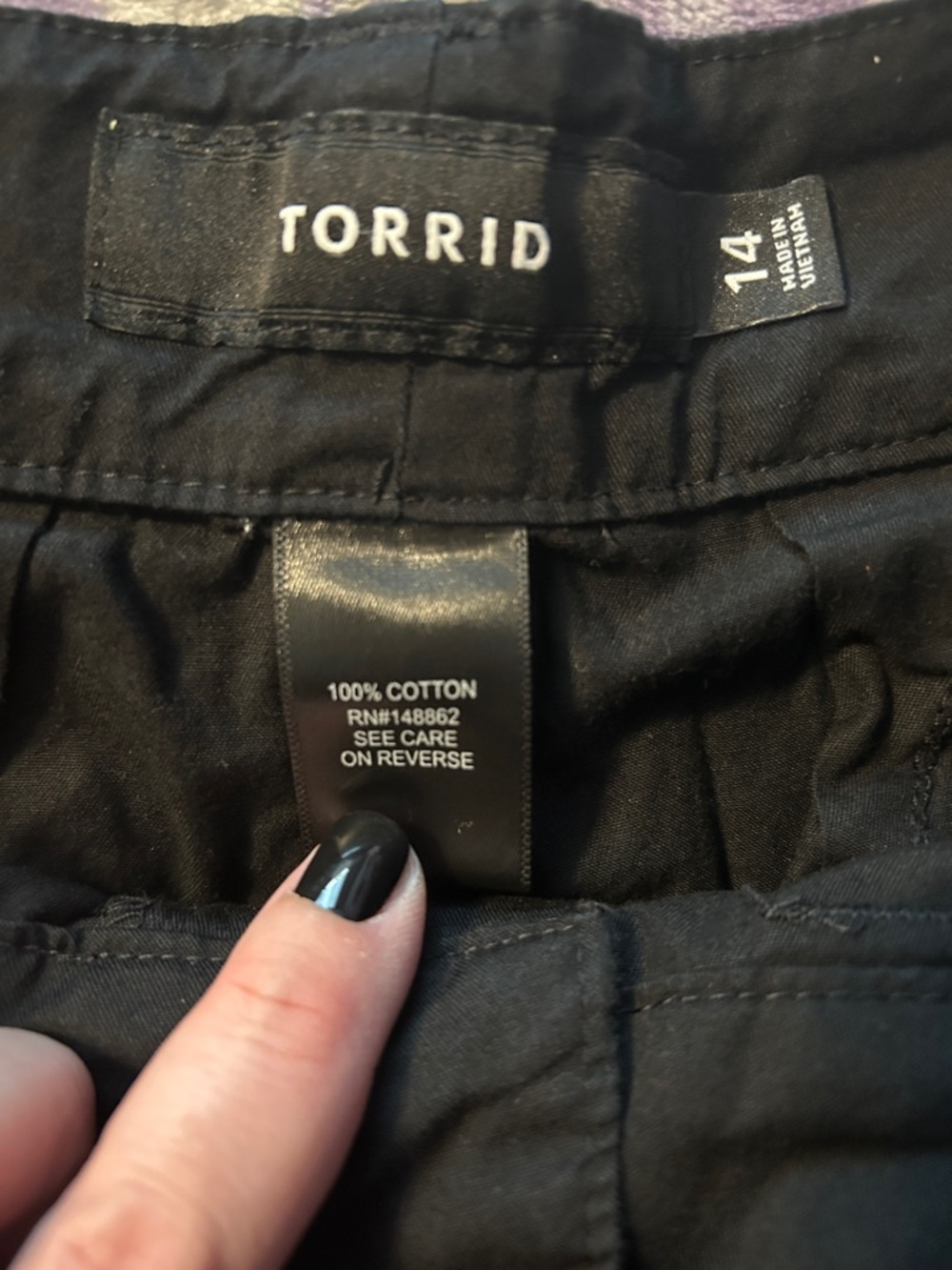 Torrid Nightfall strappy y2k baggy hardware pants goth emo 14 black - Picture 5 of 9
